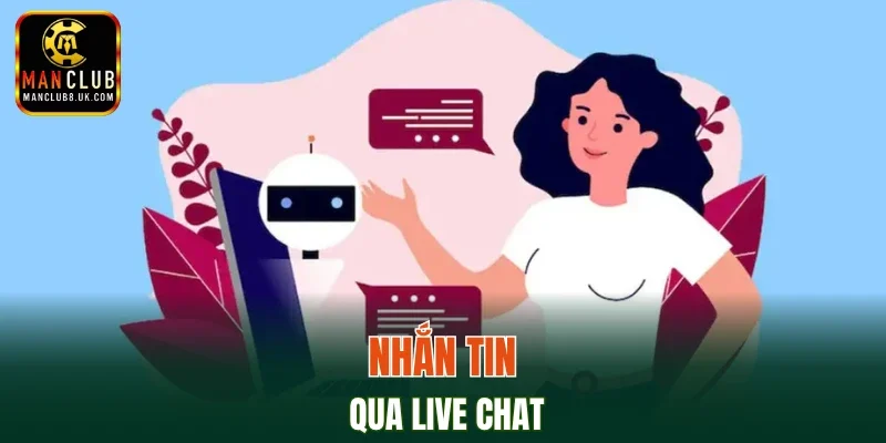 Nhắn tin qua live chat
